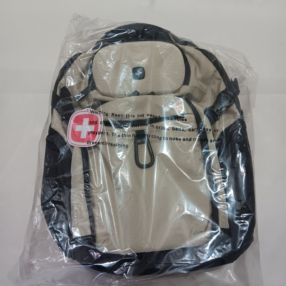 SwissGear Endure ScanSmart Laptop Backpack – Vintage Khaki - 17" - Picture 8 of 9